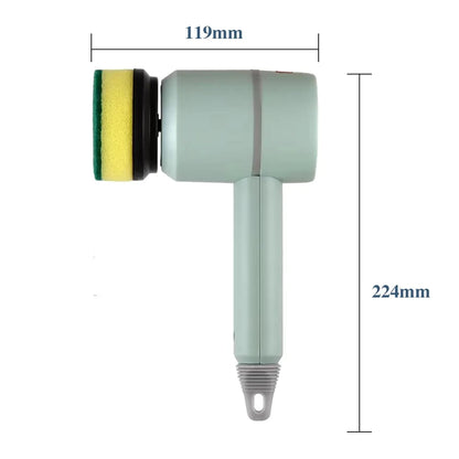 3 in 1 Electric Cleaning Brush Kitchen Dishwashing Home USB Rechargeable Electric Rotary Scrubber Household Appliances Cleanin