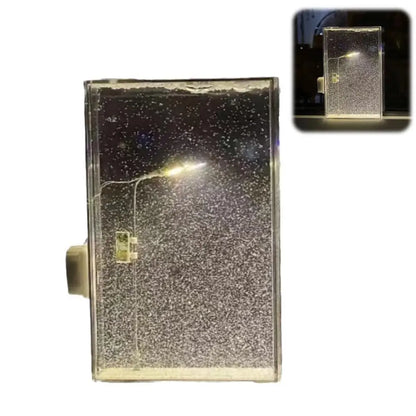 Snowy Night Light Snow Scenery Street Light Christmas Portable Candlestick Wind Light Desk Lamp Snowman Decorative Light