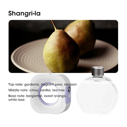 4-Speed Adjustable Digital Display Aromatherapy Diffuser Lavender Shangri-La Hilton Scent Deodorant for Bedroom Office Kitchen