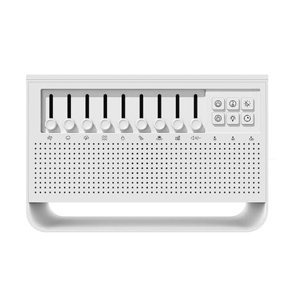 200ML Essential Oil Diffuser Humidifier Flame Air Humidifier With 8 Natural Sounds White Noise Adjustable