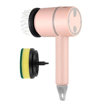 3 in 1 Electric Cleaning Brush Kitchen Dishwashing Home USB Rechargeable Electric Rotary Scrubber Household Appliances Cleanin