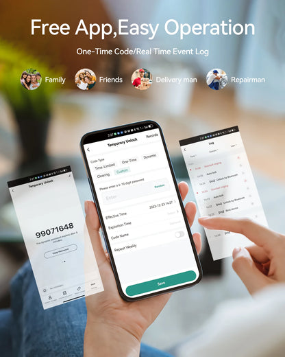 Smart Door Lock, TMEZON Keyless Entry  Fingerprint Door Lock with Keypad Digital Door Lock with Handle for Home, Remote/Card