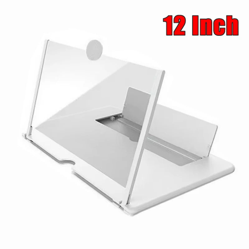 12 Inch Multi Functional HD Mobile Phone Screen Video Magnifier Screen Amplifier For Phone Holder Enlarged Screen Phone Stand