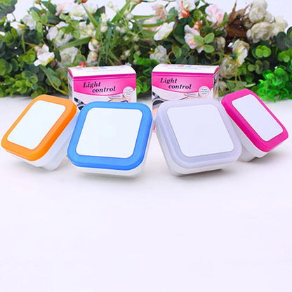 Wireless LED Night Light Sensor Lighting Mini EU/US Plug Night Lights For Children Room Bedroom Living Room Decoration Lighting